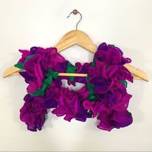 ★Hand knitted scarves